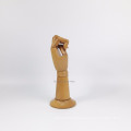 DLW477 Female A Level high end beech wood 360 degree rotating wrist wooden hand with round ball original round base